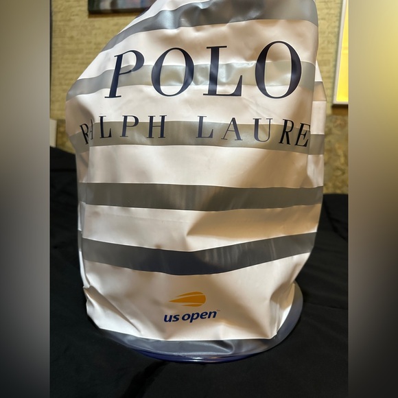 Polo by Ralph Lauren Silver and Blue Duffel Bag - Picture 2 of 2
